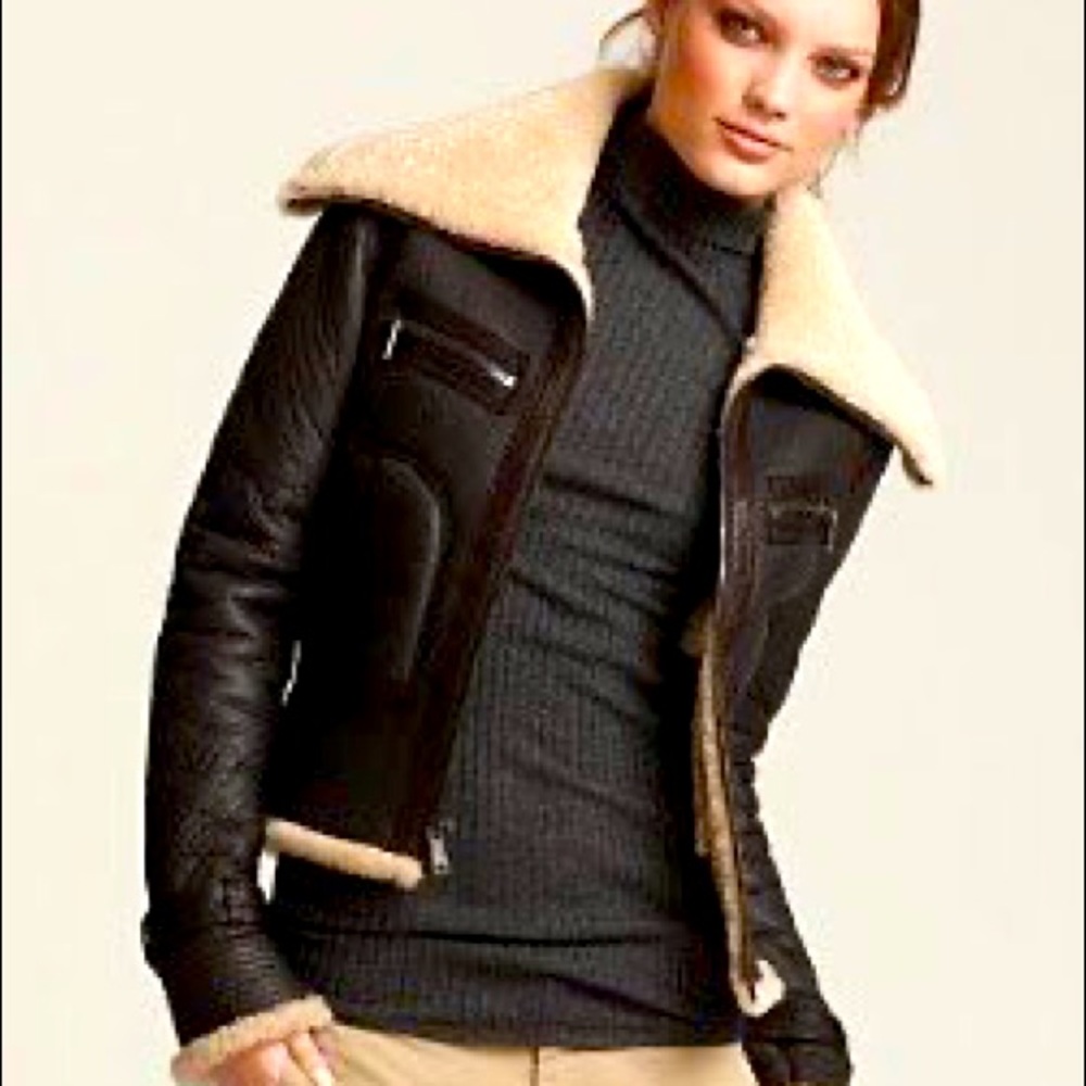 VINCE | shearling aviator jacket